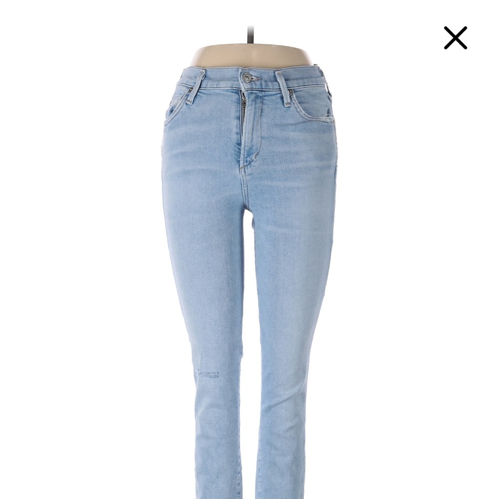 Citizens of Humanity rocket crop high rise skinny jeans